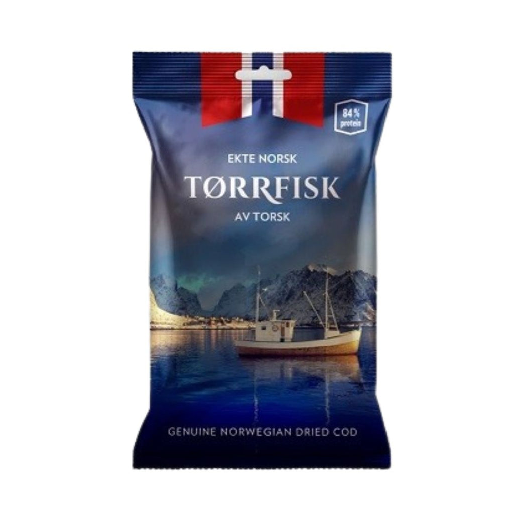 Ekte Norsk Tørrfisk av torsk 50 g - Snetind
