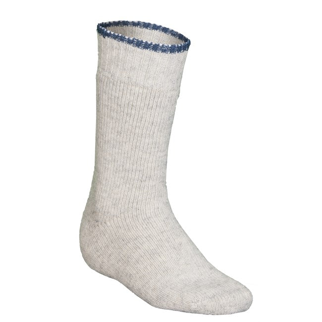 strikket forsvars sokk i ull, grå - Snetind