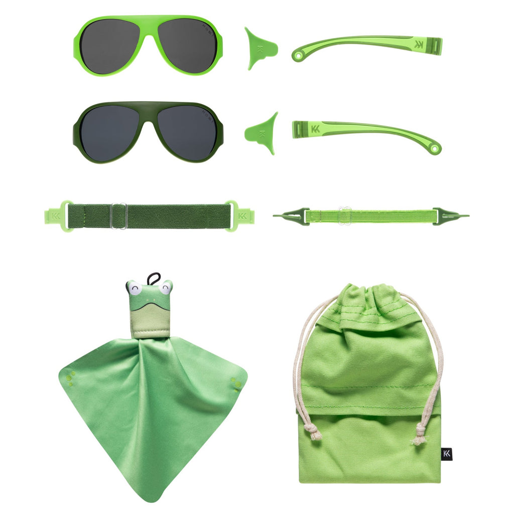 Mokki click & change solbrille barn, grønn - Snetind