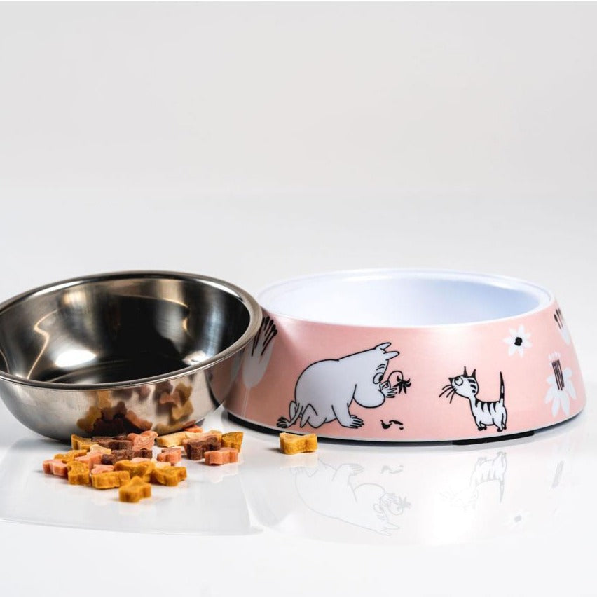 Muurla Moomin Pets matskål rosa - Snetind
