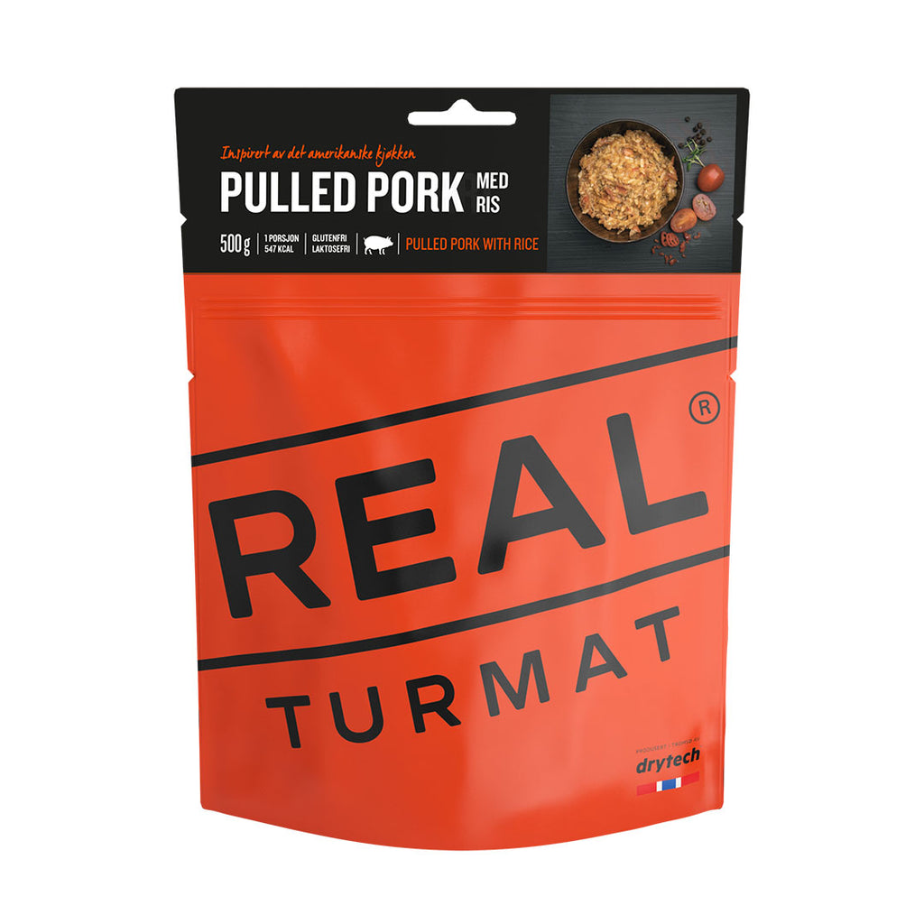 Real Turmat Pulled Pork med ris - Snetind